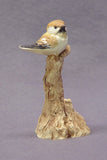 Handmade Ceramic Bird on a Tree , Stoneware with Glaze - Bird Sculpture, Bird Figurine, Ceramic Art