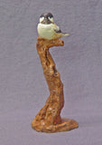 Handmade Ceramic Bird on a Tree - Bird Sculpture, Bird Figurine, Ceramic Art